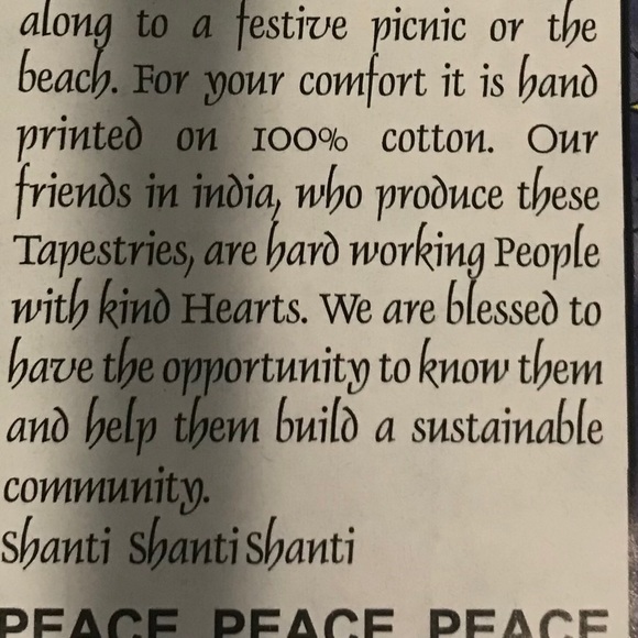 New Tree Tapestry. TURQ - Picture 2 of 3